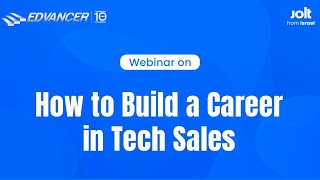 How to Build A Career in Tech Sales [upl. by Slavic584]