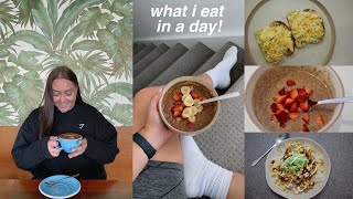 what I eat in a day  macro tracking in a calorie deficit 🥞 Georgia Richards [upl. by Klehm]