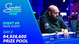 SunBet Poker Tour Time Square  Main Event Day 2  R4926600 Prize Pool Part 2 [upl. by Severen]