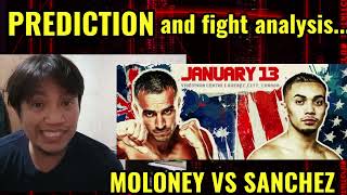 JASON MOLONEY VS SAUL SANCHEZ PREDICTION AND FIGHT ANALYSIS [upl. by Shishko]