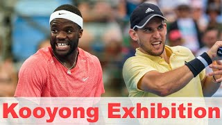 Frances Tiafoe vs Dominic Thiem  KOOYONG EXHIBITION 2023 [upl. by Elspet]