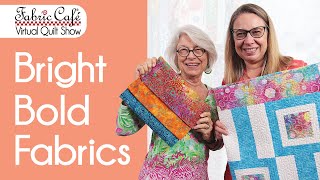 How to use BRIGHT Fabrics in a 3Yard Quilt [upl. by Ycam]