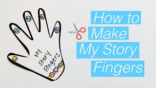 How to retell a story  story fingers [upl. by Gwenni224]