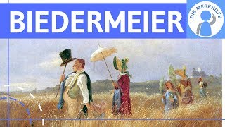 Biedermeier  Literaturepoche einfach erklärt  Merkmale Literatur Geschichte Vertreter [upl. by Woodward425]