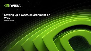 CUDA Tutorials I Installing CUDA Toolkit on Windows and WSL [upl. by Hercule]