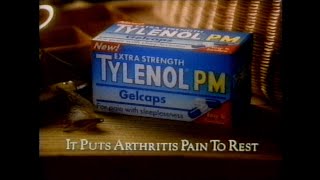 Tylenol PM Gelcaps Commercial 2 1993 [upl. by Lauer]