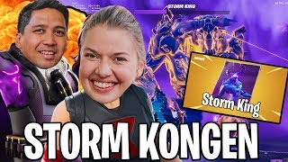 VI MØTER DEN LEGENDARISKE STORM KONGEN I FORTNITE🔥 [upl. by Madalena]