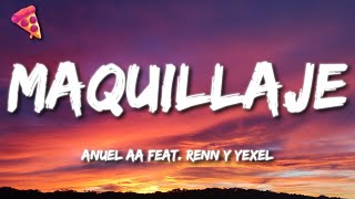 Anuel AA Feat Renn y Yexel  Maquillaje Remix Official IA Letra [upl. by Revart]