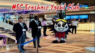 MSC Seashore Yacht Club Tour  The Best Value in Ocean Cruising [upl. by Oinotnaesoj396]