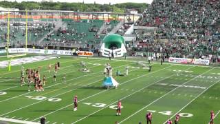 Saskatchewan Roughriders PreSeason Game vs Calgary Stampeders June 22 2012 [upl. by Sauder771]