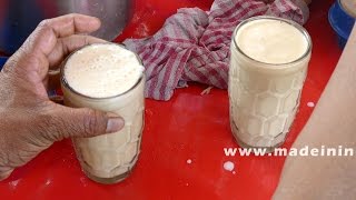 How to Make a Banana Milkshake  ROAD SIDE JUICE CENTER street food [upl. by Short]