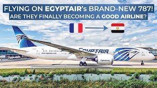 TRIPREPORT  Egyptair ECONOMY  Boeing 7879  Paris CDG  Cairo [upl. by Herahab480]