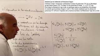 Datation par la méthode du Potassium Argon [upl. by Downe891]