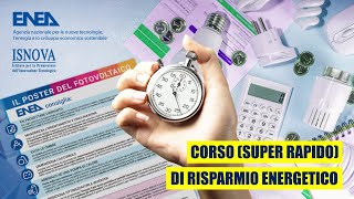 Corso super rapido di risparmio energetico [upl. by Donatelli461]