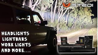 MASSIVE Stedi Light Upgrades  The BEST 4WD Lights On The Market [upl. by Lehteb60]