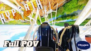 Hyperia FULL POV Thorpe Park Opening Day 2024 [upl. by Etnad421]