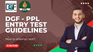 DGFPPL Entry Test Demo Video  How to attempt online test [upl. by Gnuhp]