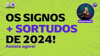 ESSES 4 SIGNOS SERÃO OS MAIS SORTUDOS DE 2024  Previsões 2024 segundo a Astrologia [upl. by Merell18]