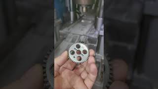 Powder metallurgy gear pressing [upl. by Baiss700]