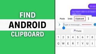 How To Find The Clipboard On Android 2024 [upl. by Medeah]