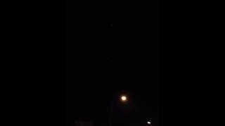 Glowing UFO fleet over Petaluma California on 3rd January 2014 [upl. by Worra87]