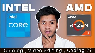 INTEL Vs AMD Ryzen Processor   Best Processor Konsa Hai [upl. by Engamrahc]