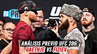 La previa de UFC 286 Justin Gaethje vs Rafael Fiziev [upl. by Adym]