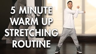 5 minute Warm up  Stretching Routine Dance Tutorial  MihranTV [upl. by Chipman752]