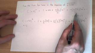 Binomial Expansion  fractional powers [upl. by Idid806]