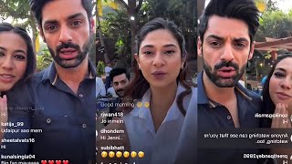 Today live Jennifer Winget with Karan Wahi and Reem Sameer  Raisinghani vs Raisinghani [upl. by Chemush]