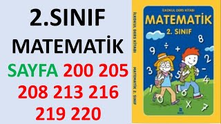 2SINIF MATEMATİK DERS KİTABI SAYFA 200 205 208 213 216 219 220 [upl. by Lerraf166]