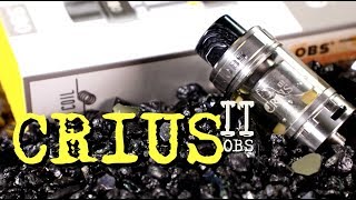 CRIUS II 25MM RTA Tank By OBS Vape RTA Review [upl. by Essie]