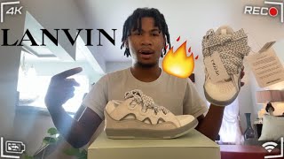 LANVIN CURB SNEAKER REVIEW  TRY ON  THESE ARE HEAT 🤯🔥‼️ [upl. by Ziana]