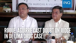 Roque Aguirre cast doubt on judge in De Lima drug case [upl. by Lance]