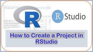 How to Create a Project in RStudio [upl. by Ahsinar]