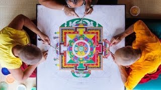 Sand Mandala Time Lapse Extended Version  Asheville NC  Urban Dharma  2012 [upl. by Macario]