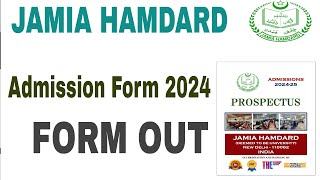 Jamia Hamdard Admission Form 202425 Eligibility Entrance form cut off how to fill jamia hamdard [upl. by Ahsilyt720]