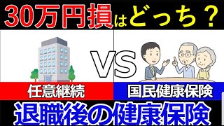 【知らないと損】定年退職後の賢い健康保険の選び方！絶対比較して！【任意継続国民健康保険】 [upl. by Ahsimit]