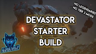 Outriders  Devastator Starter Build  NO LEGENDARIES OR TIER 3 MODS [upl. by Curson]