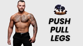 PUSH  PULL  LEGS Muscle Building Strength Workout [upl. by Kendry]