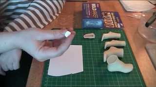 FDS Tutorial Mold making clay  heels part 1 [upl. by Aielam]