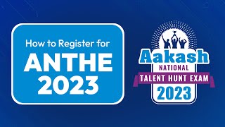 How to Register for Aakash National Talent Hunt Exam 2023 [upl. by Aikaj]