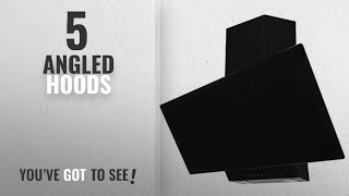 Top 10 Angled Hoods 2018 SIA EAG91BL 90cm Black Angled Glass Chimney Cooker Hood Kitchen [upl. by Arim]