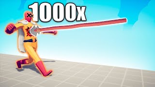 1000x OVERPOWERED SPEAR THROWER vs UNITS  TABS  Totally Accurate Battle Simulator 2023 [upl. by Westland375]