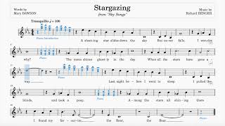 Stargazing Benger  E♭Major  100 bpm  SingAlong [upl. by Nulubez553]