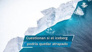 Así se ve el iceberg más grande del mundo grabado desde el aire [upl. by Eigla]