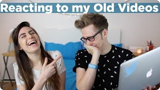 Reacting to my Old Videos  Evan Edinger amp Dodie Clark [upl. by Michail968]