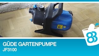 Güde Gartenpumpe JG 3100 Wasserbett Pumpe [upl. by Adlih965]