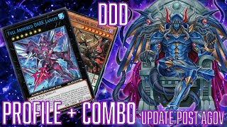 YUGIOH DDD Deck Profile amp Combo Update POST AGOV [upl. by Anelam]