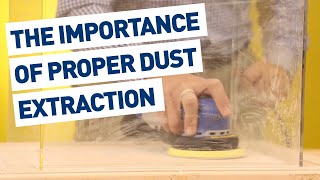 The importance of using proper dust extraction when sanding [upl. by Asinla]